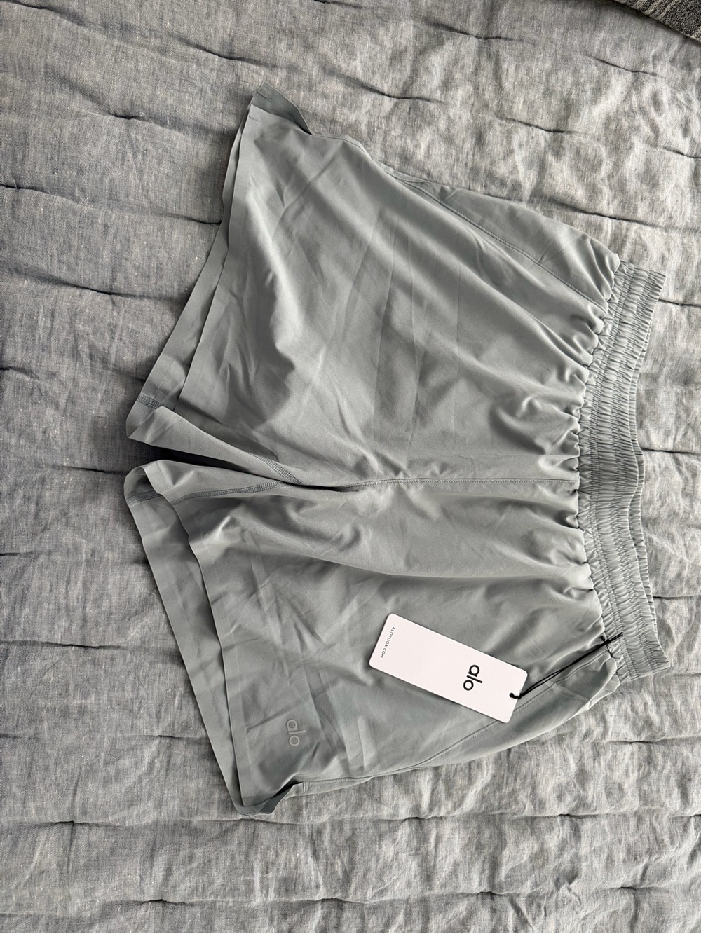 ALO Men's Desert Sage Adapt Running Shorts Lined Large - Picture 4 of 6